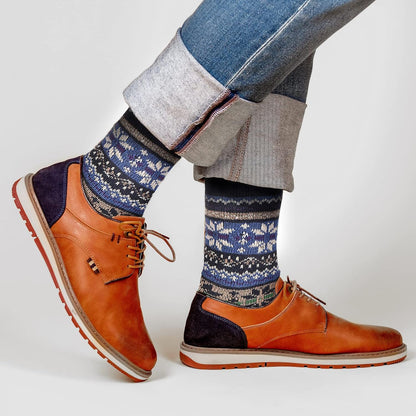 Wool Socks – Cozy, Warm, Thick Knit Socks for Women & Men, 2 Sets-Toppalletfly