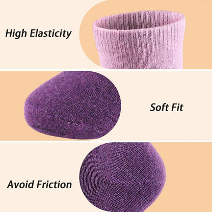 Wool Socks – Cozy, Warm, Thick Knit Socks for Women & Men, 2 Sets-Toppalletfly