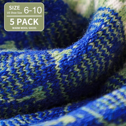 Wool Socks – Cozy, Warm, Thick Knit Socks for Women & Men, 2 Sets-Toppalletfly